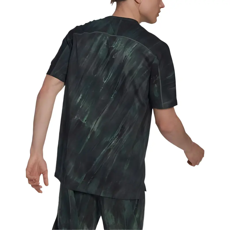 Adidas T-Shirts Men Dark Green-3