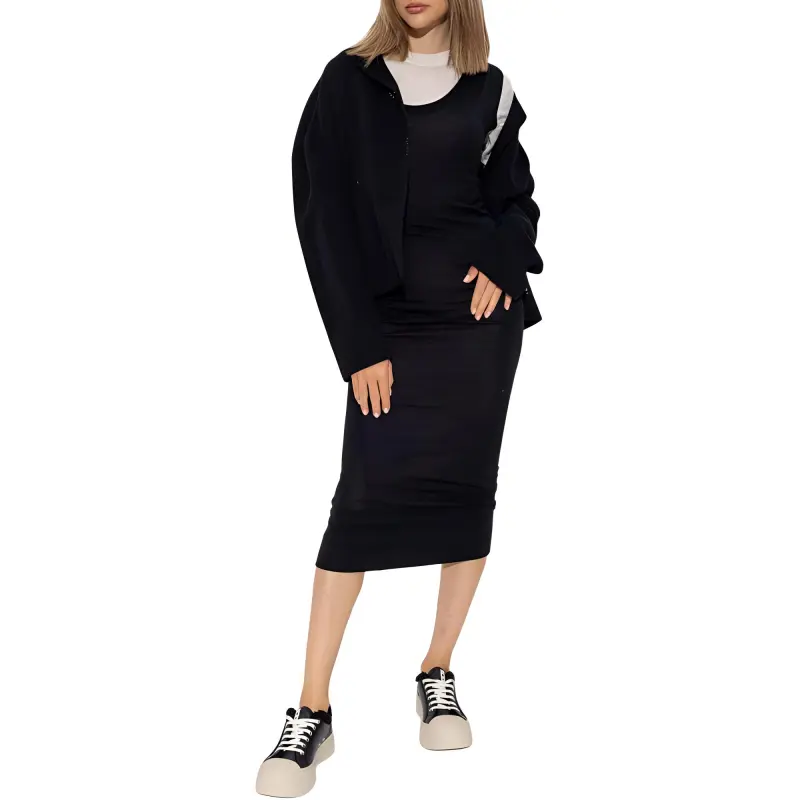 MARNI Long Sleeved Knitted Dress-2