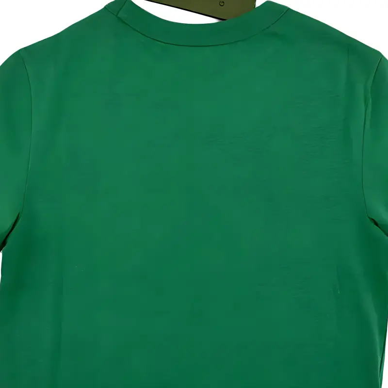 GUCCI Letter Print Crew Neck Short Sleeved T Shirt T Shirt Women's Green-3