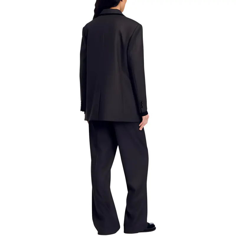 Sandro Pinstriped Single breasted Blazer-2