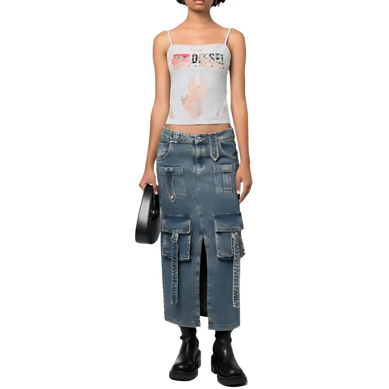 DIESEL Camisoles Women's Gray-3