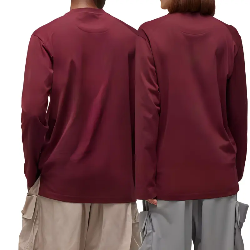 Adidas Y 3 Long Sleeve Tee T Shirt Unisex Contour Red-2