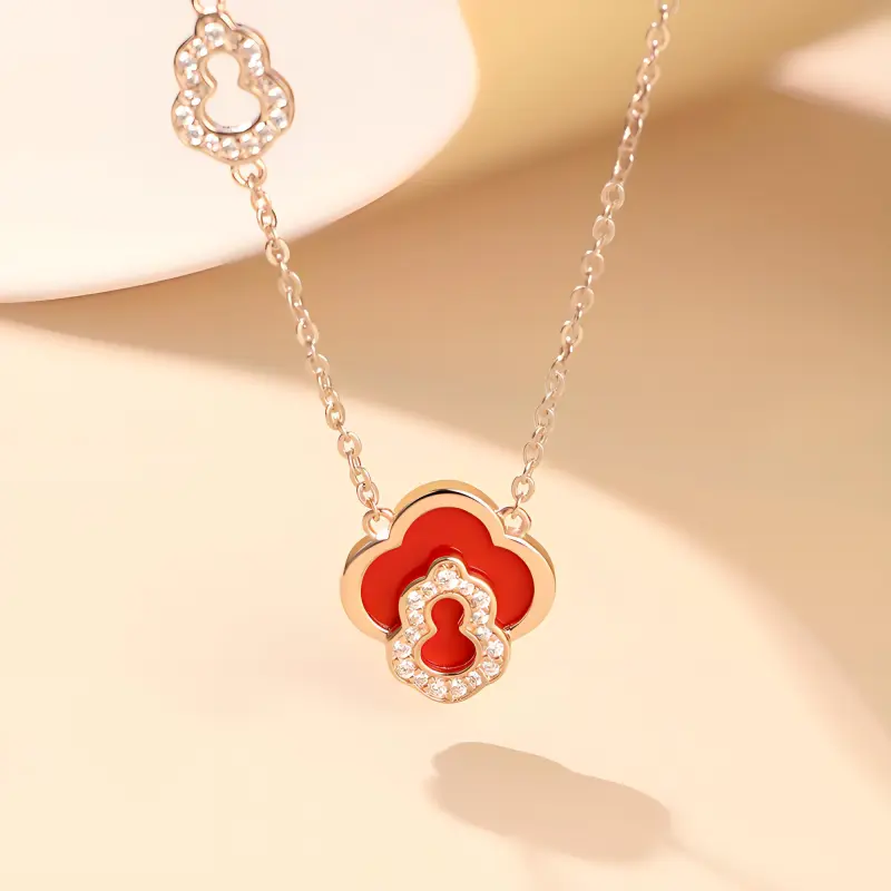 Supreme Love S925 Silver Necklaces Women's-2