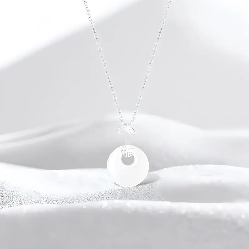 Thuban Ark Chalcedony Jade Necklaces Women's-1