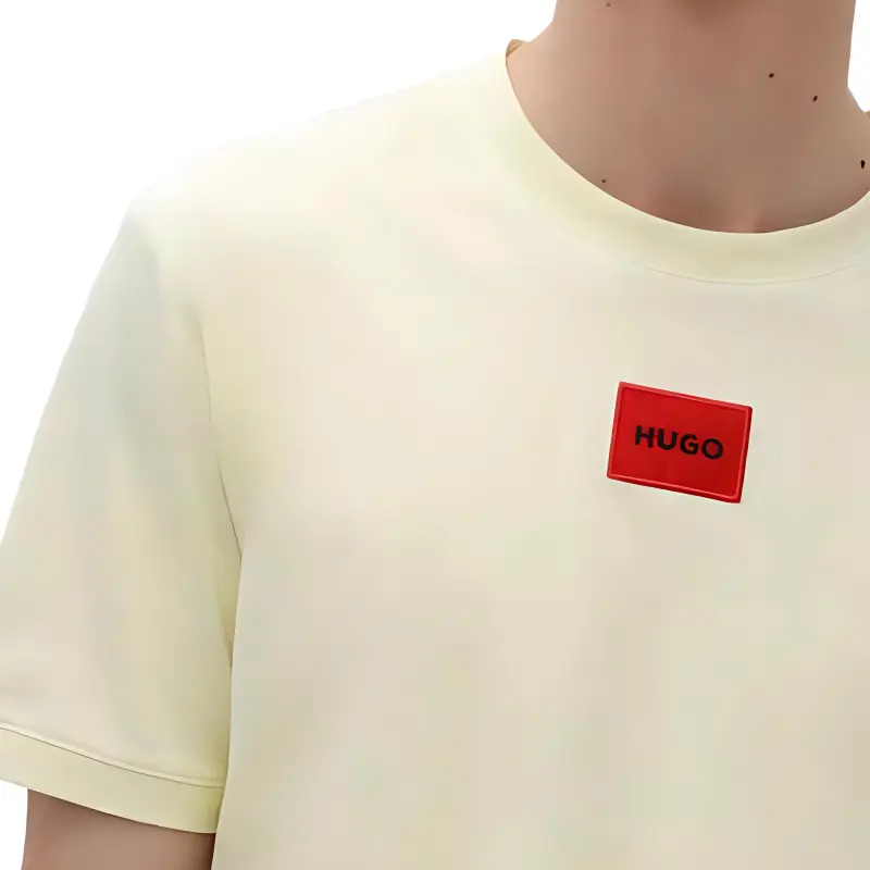 HUGO BOSS T-Shirts Men Light Yellow-5