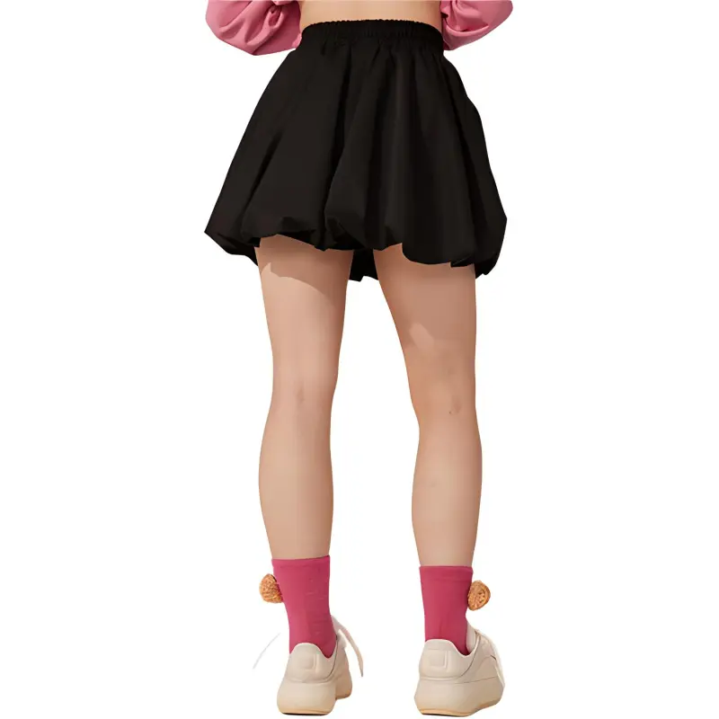 TSMLXLT Casual Short Skirts Women's Midnight Black-1