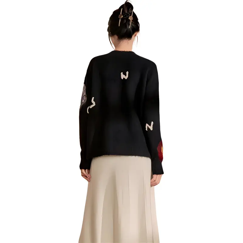 QIAOYUHUAZUN Knitwear Women's Multicolor-1