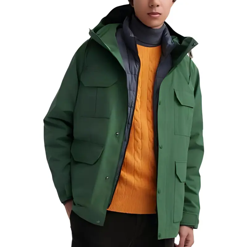 UNIQLO Jackets Men 55 Turquoise-1
