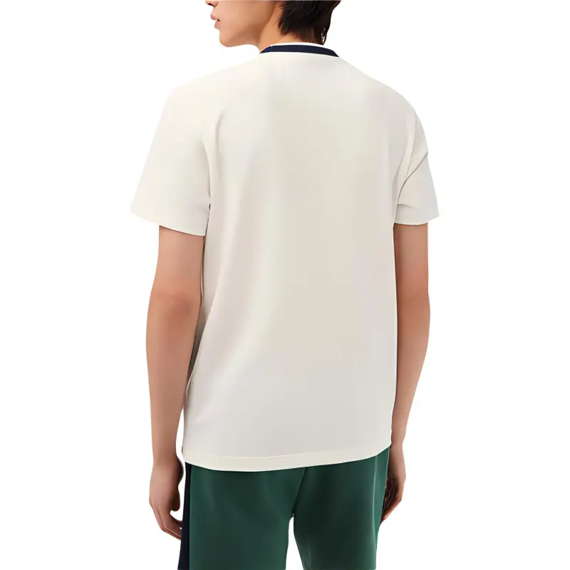 LACOSTE T Shirts Men Cream-3
