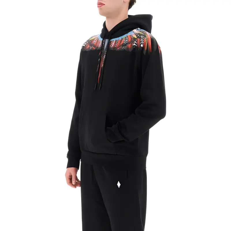 Marcelo Burlon Drawstring Wings Hoodie-3