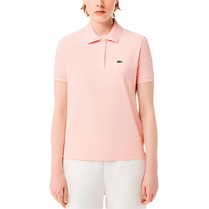 LACOSTE Polo Shirt Women's Pink-1