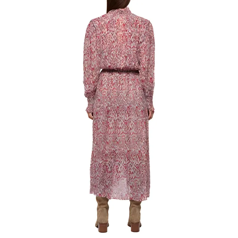 ISABEL MARANT ETOILE Long-Sleeved Dresses Women's Red-3