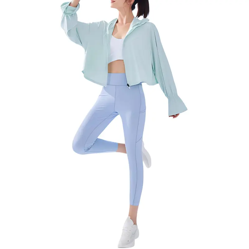 Erke Variety Training Collection Trench Coat Women's Clear Green-2