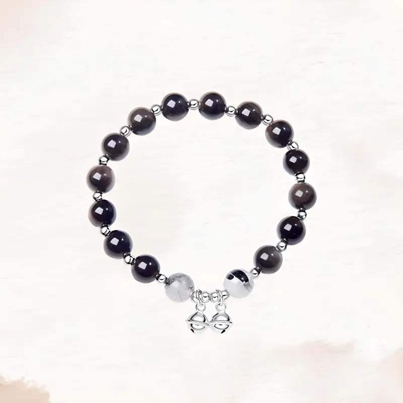 MOONS FAME Obsidian Bracelets Women's-4