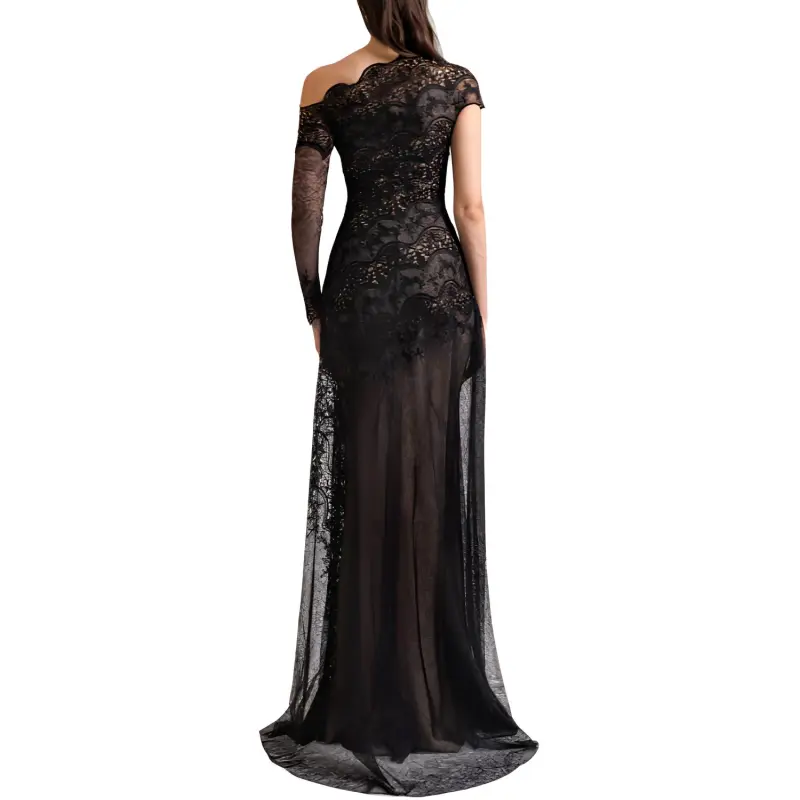 Gemy Maalouf Long-Sleeved Dresses Women's Black-1