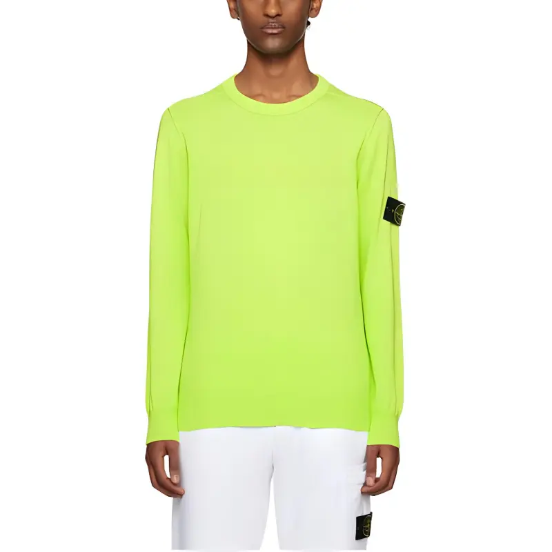 STONE ISLAND Logo Patch Crewneck Sweatshirt-2