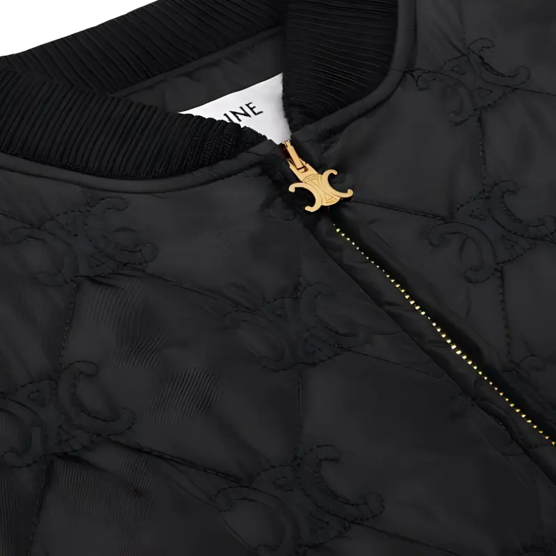 CELINE Triomphe Teddy Jacket In Lightweight Nylon-2
