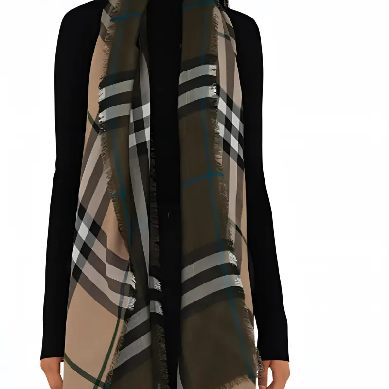 Burberry Vintage Check Reversible Scarf-2