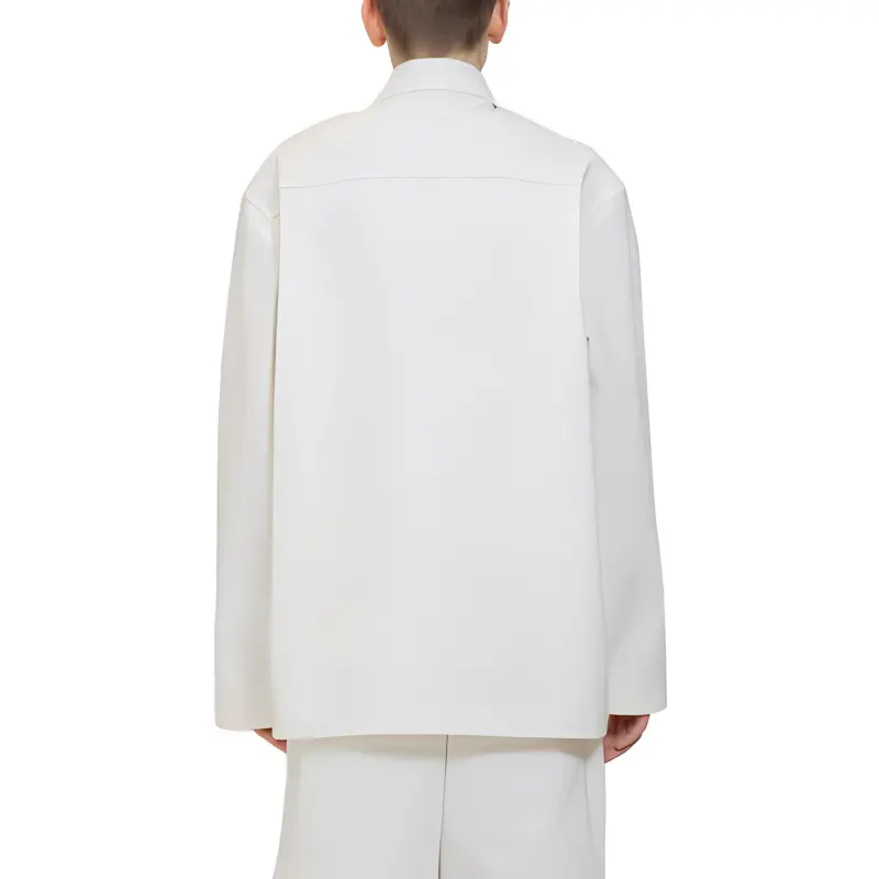 JIL SANDER Long Sleeved Buttoned Denim Shirt-3