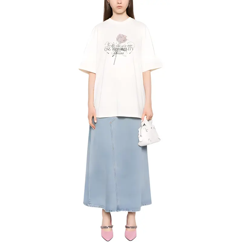 MSGM Rhinestone-embellished T-shirt-3
