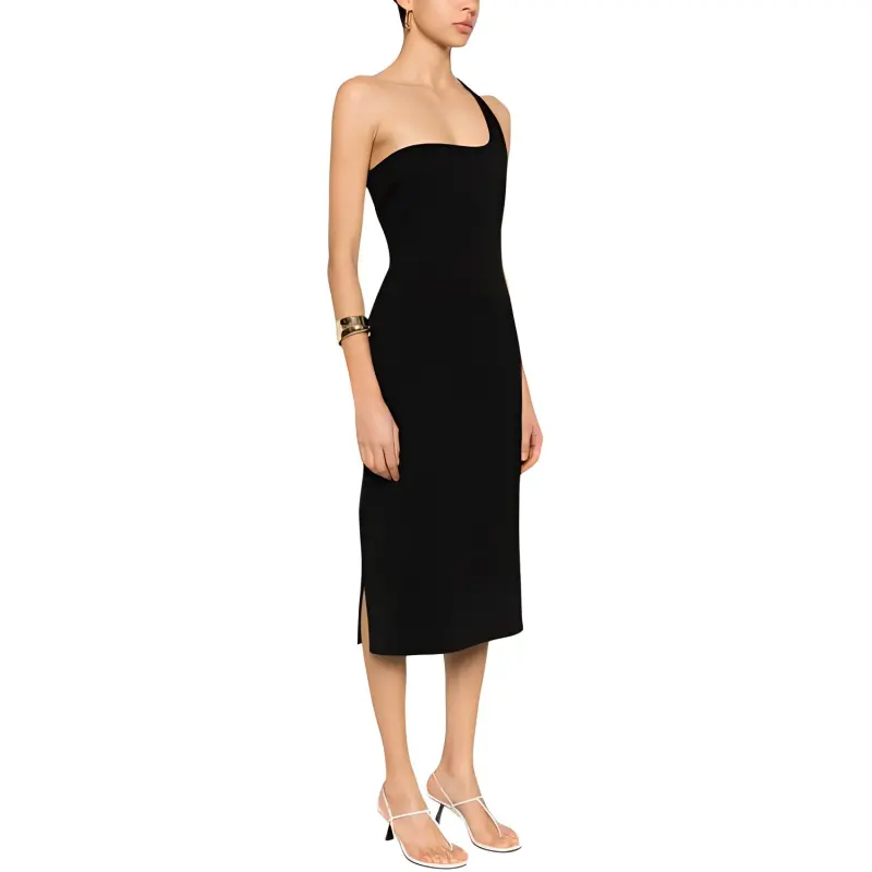 GAUCHERE Halterneck Midi Dress-1