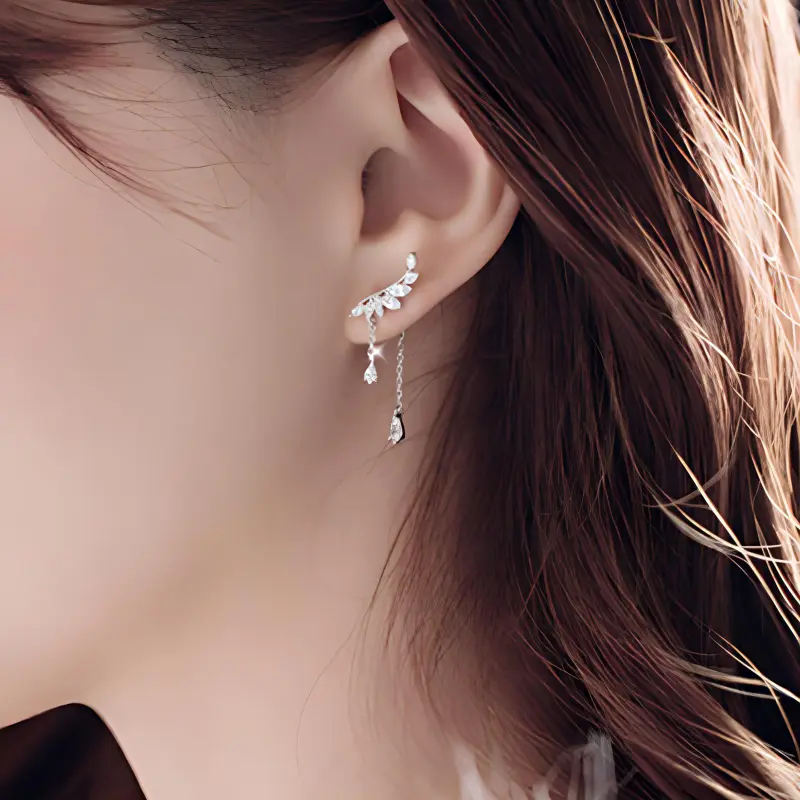 CARLHEIM S925 Silver Stud Earrings Women's-1