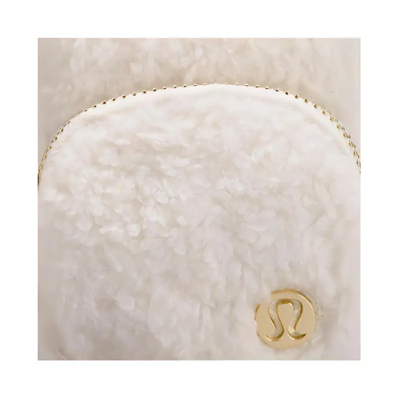 Lululemon Textured Brushed Coin Purse Extra Small Unisex White-3