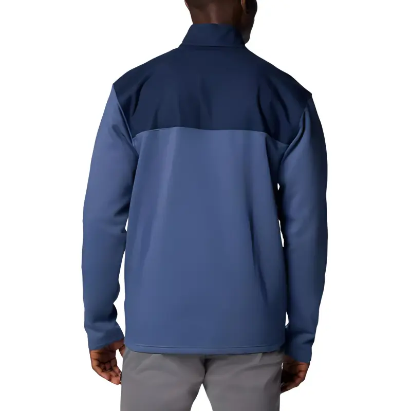 Columbia Pitchstone™ Overlay Half Snap Pullover Sweatshirt Men's Marine Blue-1