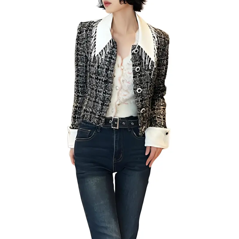 DIANA VEVINA Jackets Coats Women's Gray-1