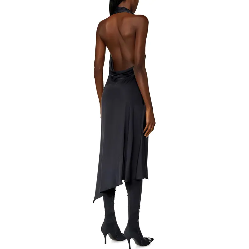 DIESEL SS24 Sleeveless Dress Women's Dark Gray-2