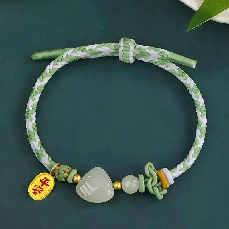 Emerald Dynasty Bracelets Green Jade Unisex-1