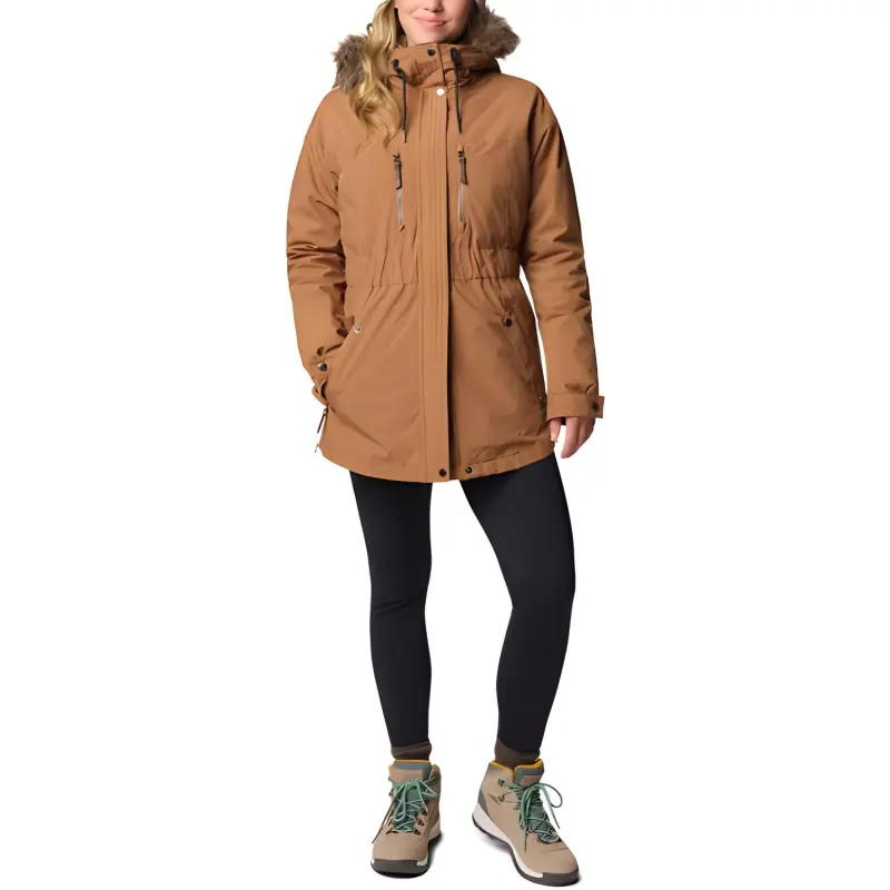 Columbia Payton Pass Puffer Jacket Women's Brown-1