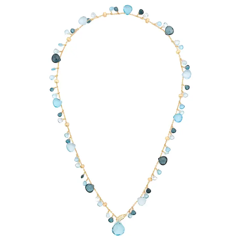 Marco Bicego 18K Yellow Gold Topaz Lariat Necklace-1