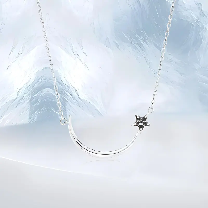 PRETTY DIARY S925 Silver Necklaces Women's-1