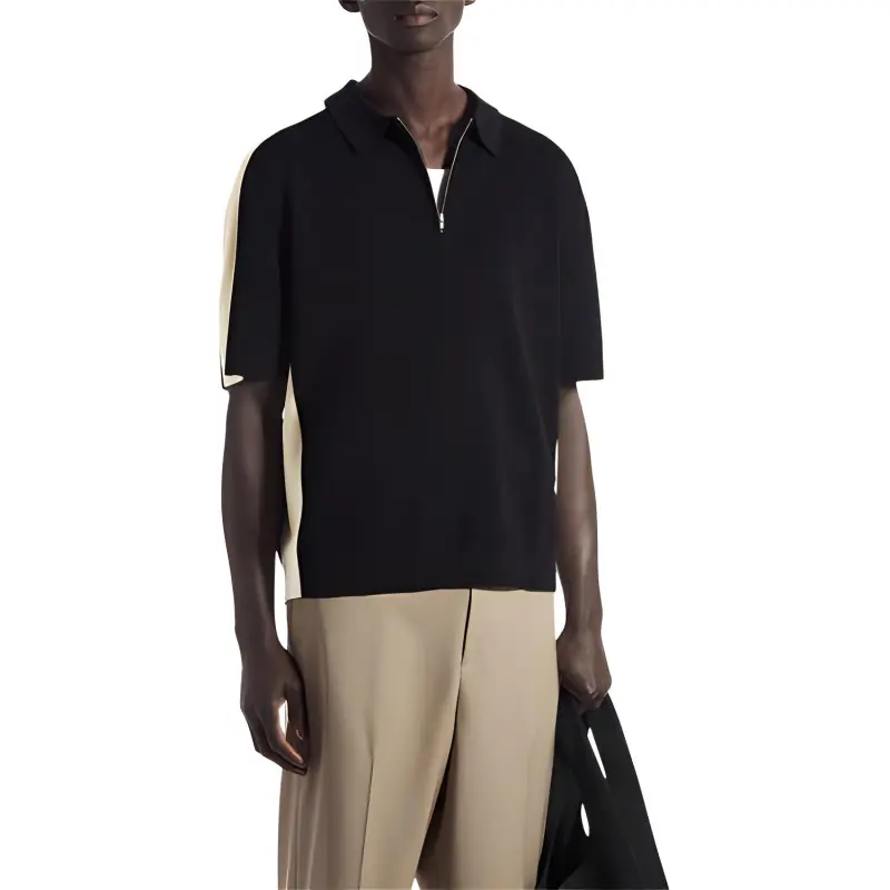 COS Polo Shirts Men Black-1