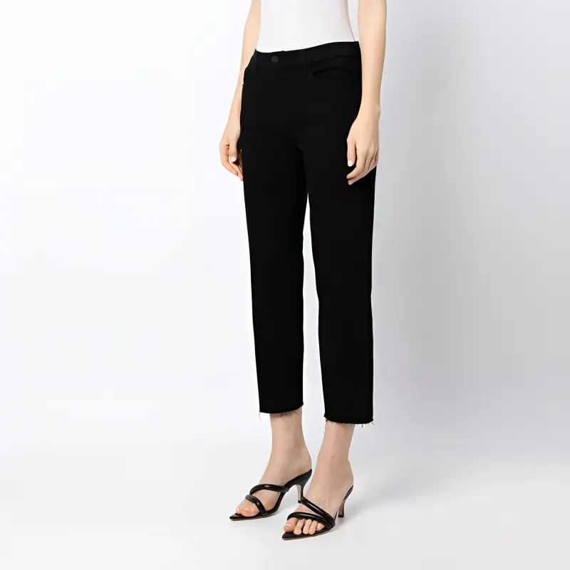 L'AGENCE High rise Sada Cropped Jeans-3