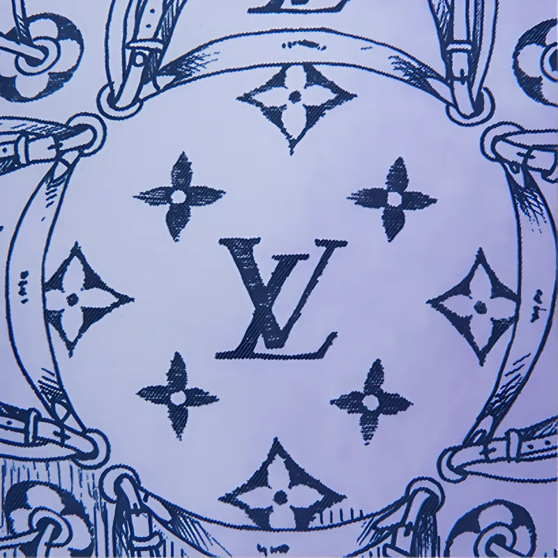 LOUIS VUITTON Up And Away Silk Scarves Women's-2