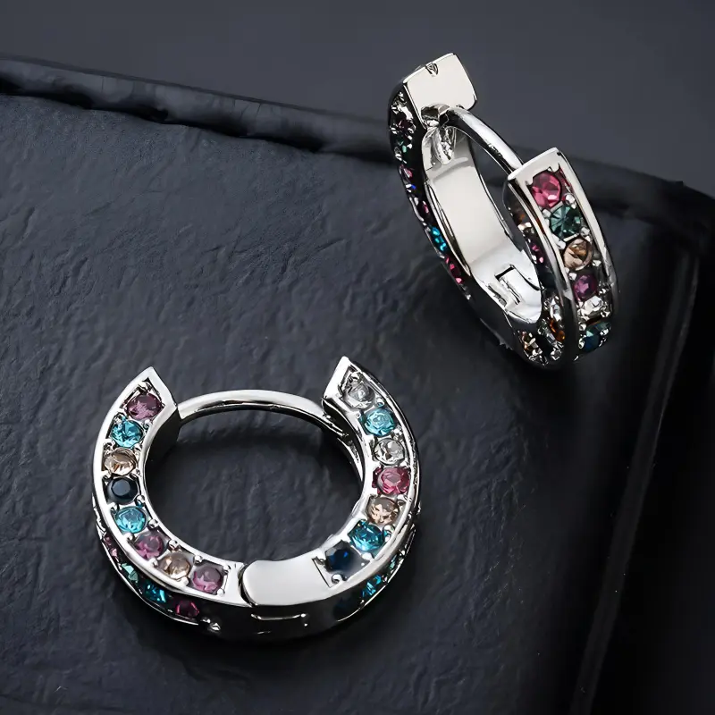AKAK Titanium Steel Earrings Unisex-1