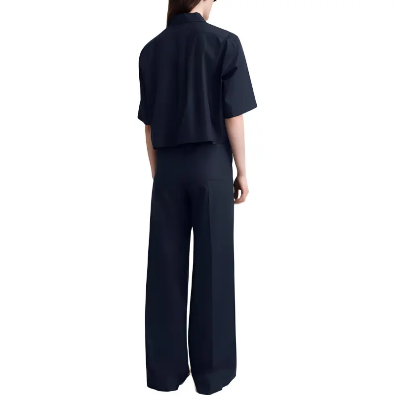 TOTEME Shirts Women's Dark Marine Blue-2