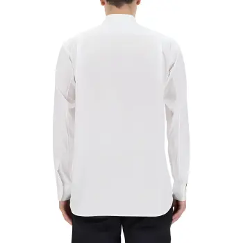 Comme Des Garçons Shirt Cut Out Buttoned Shirt