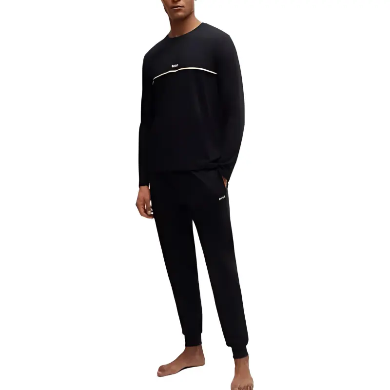 HUGO BOSS Logo print Long sleeve T shirt-2