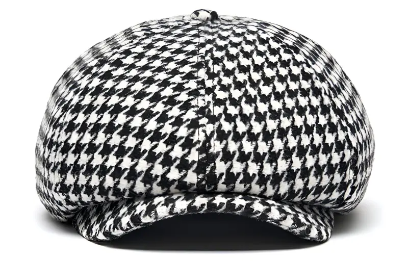 MLB New York Yankees Nylon Polyester Berets Unisex Black White-1