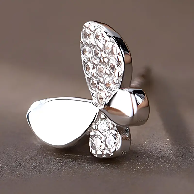 UX S925 Silver Stud Earrings Women's-2