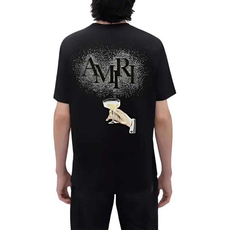 AMIRI Crystal Champagne Tee-2