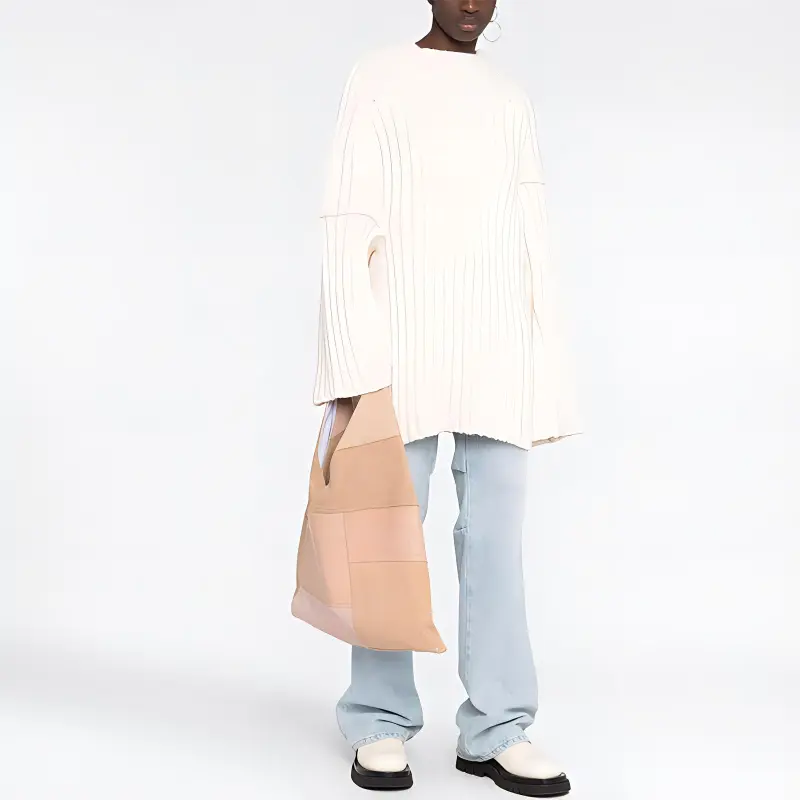 MM6 Maison Margiela Cashmere Sweaters Women's Ecru-1