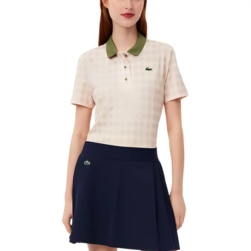LACOSTE Polo Shirt Women's Khaki-1