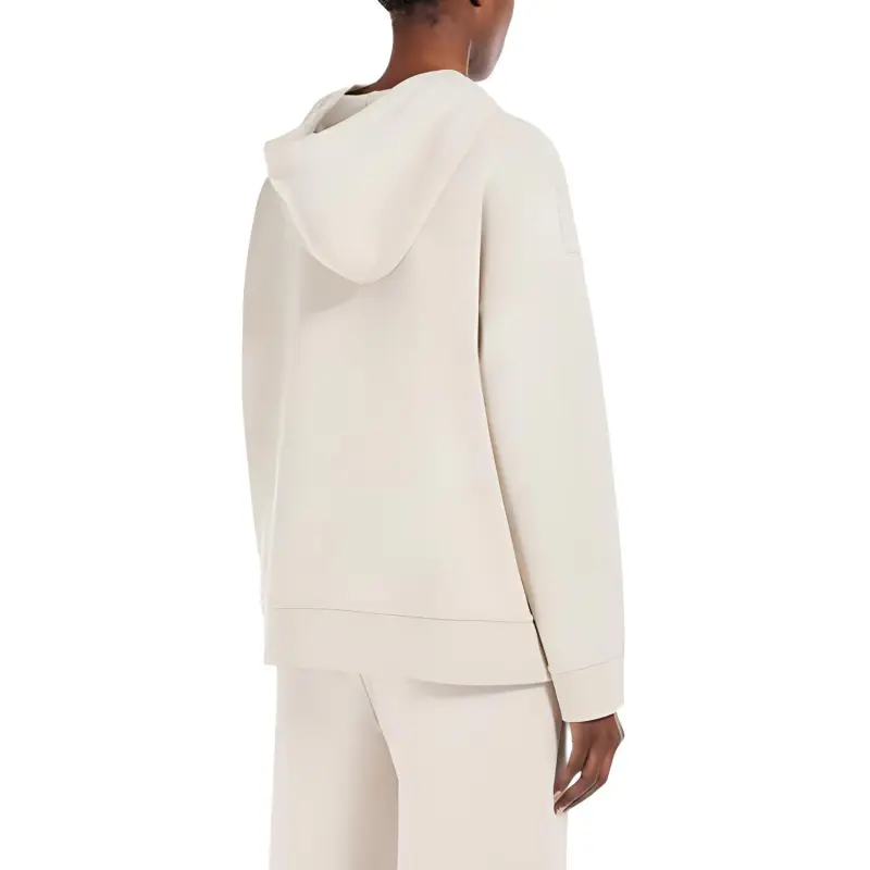 'S MAX MARA Agata Logo Embroidered Drawstring Hoodie-2