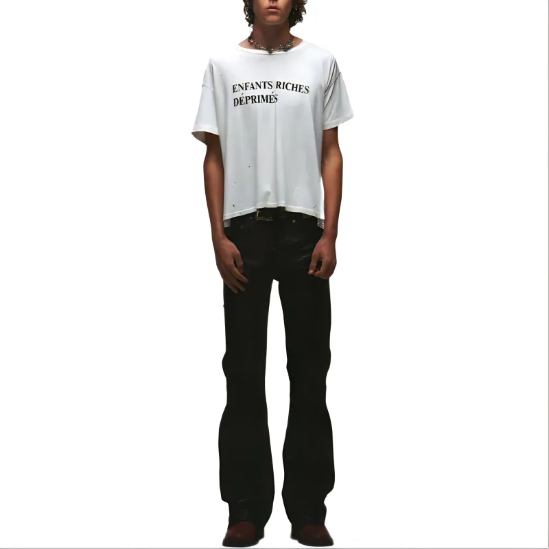 ENFANTS RICHES DEPRIMES FW24 T Shirt Men's Dusty White-2