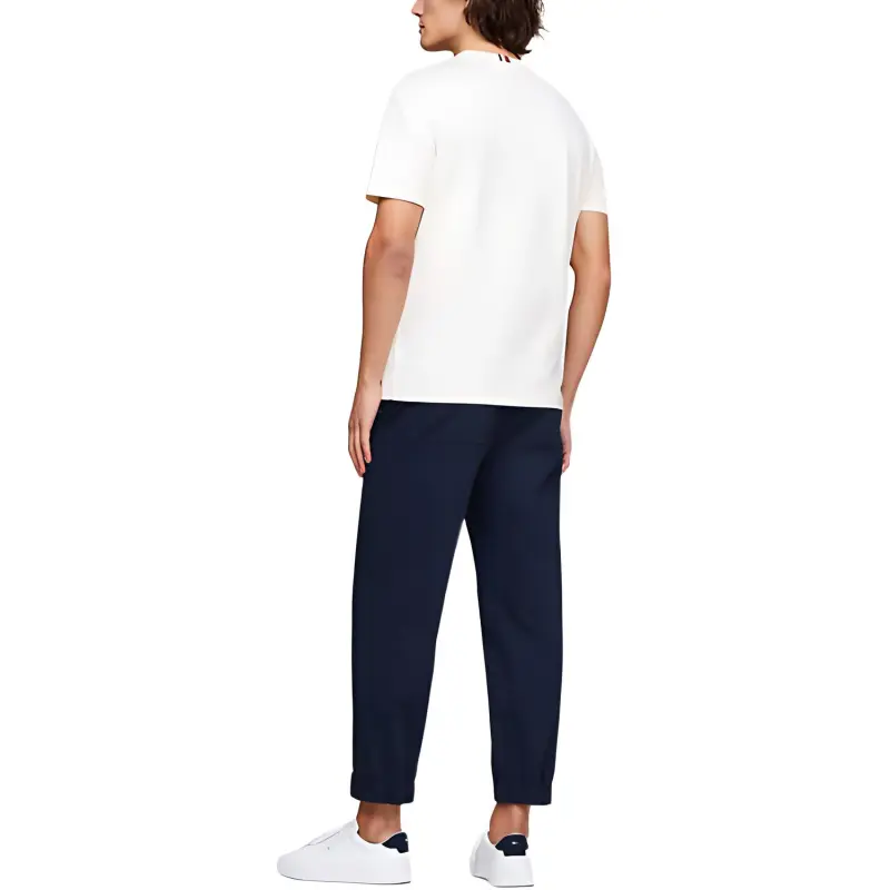 Tommy Hilfiger Curly Logo T-Shirt T-Shirt Men's White-3