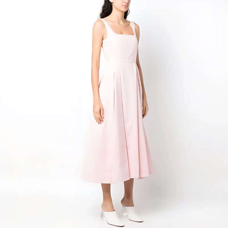 SportMax Sleeveless Dresses Women's Pink-3